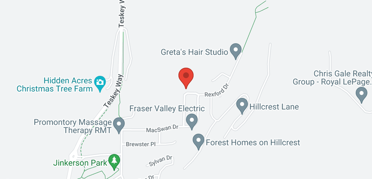 map of 6095 REXFORD DRIVE